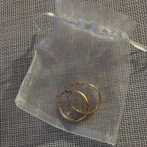 Elegant Gold Hoop Earrings